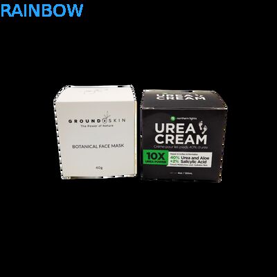 Caja de papel kraft plegable personalizada con cartón de 350 g para exhibición en mostrador minorista