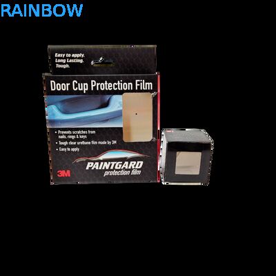 Caja de papel kraft plegable personalizada con cartón de 350 g para exhibición en mostrador minorista