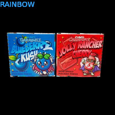 Caja de papel kraft plegable personalizada con cartón de 350 g para exhibición en mostrador minorista