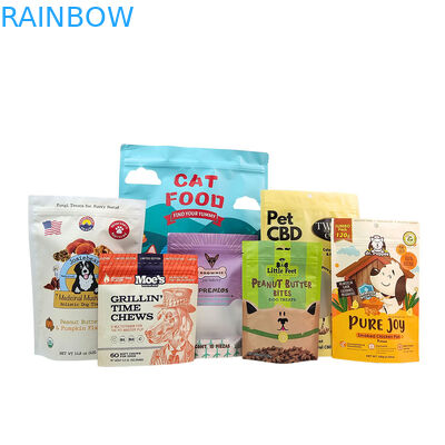 Bolsa reutilizable y ecológica con soporte, de 50-200 micras de grosor, para envasado de alimentos para mascotas