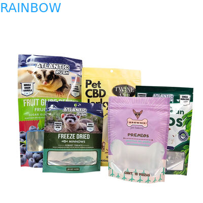 Bolsa para alimentos para mascotas de alta barrera con impresión personalizada y huecograbado para embalaje a prueba de humedad