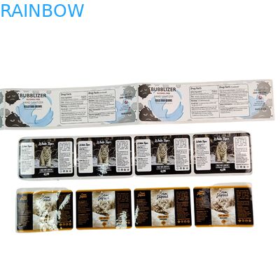 Pegatina de papel de vinilo PVC adhesivo, impermeable, con impresión UV, holograma, logotipo personalizado, etiquetas de embalaje para álbumes de recortes