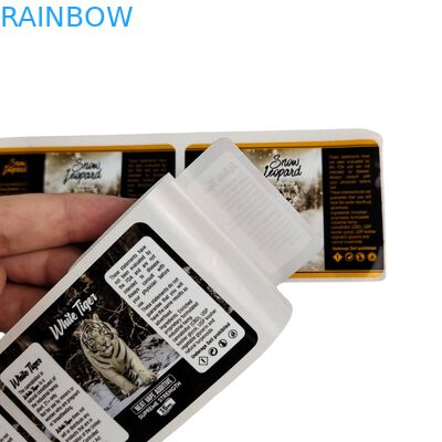 Vinilo adhesivo de PVC, etiqueta de papel de PVC, impermeable, con impresión holográfica UV, etiquetas autoadhesivas en rollo, etiquetas de embalaje