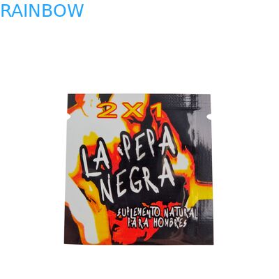 Bolsa de plástico con cremallera de sello térmico de grado alimenticio con tamaños personalizados para pastillas, tabletas y cápsulas medicinales