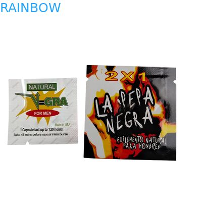 Bolsa de plástico con cremallera de sello térmico de grado alimenticio con tamaños personalizados para pastillas, tabletas y cápsulas medicinales