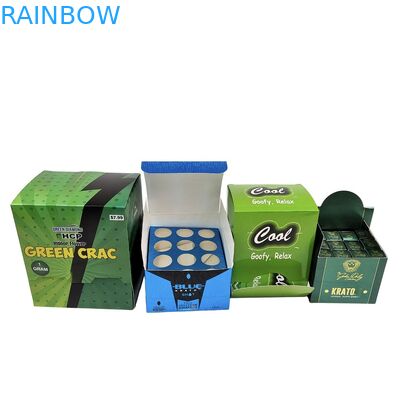 Papel Kraft reciclable Caja Kraft Kraft para bocadillos para galletas Barra energética cartón cosmético mostrador de cartón Envasado esponja