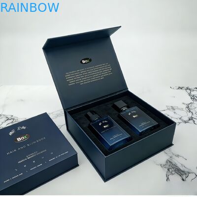 Venta al por mayor carpetas cosméticas de lujo personalizadas regalo magnético espuma EVA insertar Matt laminación material biodegradable para artesanía de perfumería