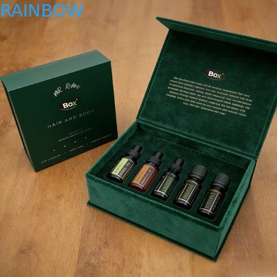 Venta al por mayor carpetas cosméticas de lujo personalizadas regalo magnético espuma EVA insertar Matt laminación material biodegradable para artesanía de perfumería