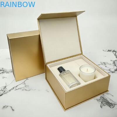 Caja plegable con cierre magnético biodegradable de cartón mate de lujo con logotipo personalizado para embalaje de cosméticos