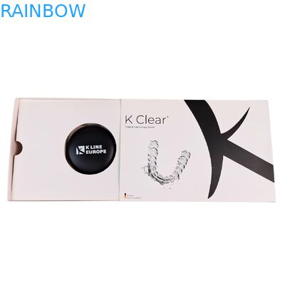 Cajas magnéticas personalizadas de fábrica para alineadores dentales vacíos de papel kraft biodegradable, relojes, joyas y regalos con relieve