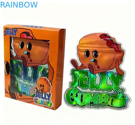 Bolsas de Mylar reabribles de 3.5 g impresas a medida para el embalaje de bocadillos Bolsas de pie