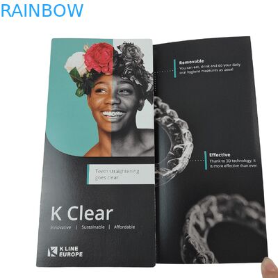 Caja de kit de brackets dentales con logotipo personalizado, caja de embalaje de alineadores ortodónticos con inserto de papel, caja de embalaje de alineadores dentales