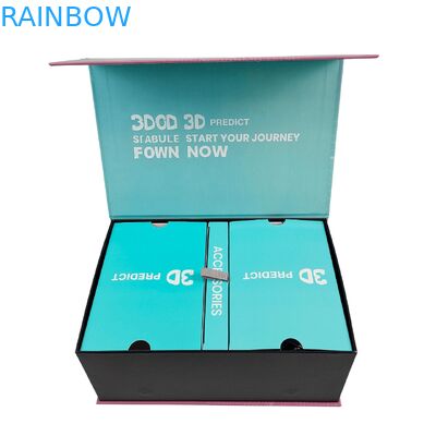 Caja de embalaje de alineadores dentales personalizados del fabricante con logotipo, reciclable, de lujo, magnética, para brackets dentales, caja de regalo de papel rígido