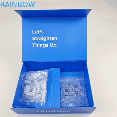 Caja de regalo con cierre magnético de lujo personalizado Caja de embalaje duradera de 350 g de grosor para joyería cosméticos