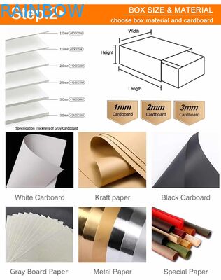 Caja de papel de tamaño personalizado con pantalla de ventana transparente y espesor de 350 g para envases de alimentos