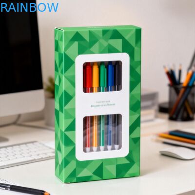 Caja de papel de tamaño personalizado con pantalla de ventana transparente y espesor de 350 g para envases de alimentos