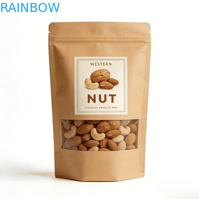 Bolsa de embalaje de alimentos de plástico reciclado con sello térmico