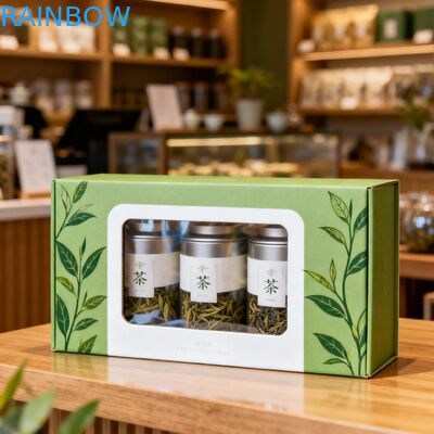 Caja de regalo de papel portátil personalizada con ventanas transparentes, caja de regalo para fiestas, caja de papel para galletas, donas, cajas de papel con asa