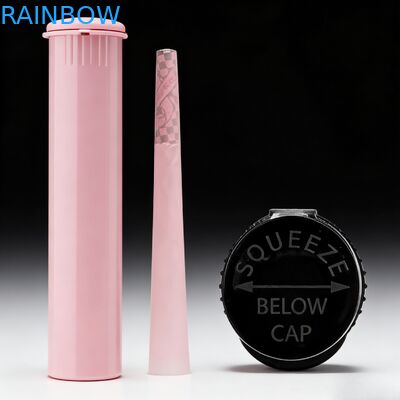 Customized Child Resistant Plastic Tube with Airtight Sealing and Customizable Printing for Cigar Pop Top Tubes