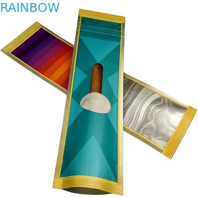 Bolsa de seguridad para niños de grado alimenticio impresa a medida con sello de tres lados Mylar Ziplock