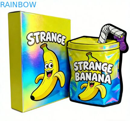 Custom Printed Smell Proof Child Resistant Mylar Bags and Stand Up Pouches for Snack Packaging