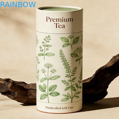 Embalaje en cilindro ecológico biodegradable, personalizable, tubos y cajas de papel para envases de productos cosméticos y perfumes seguros para alimentos