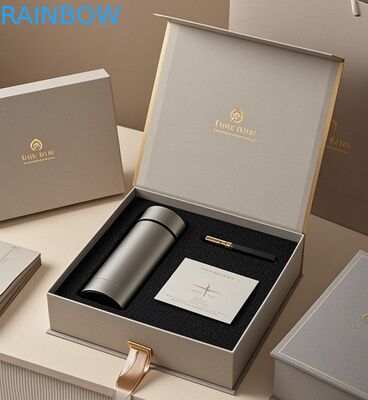 Custom Luxury biodegradable de 350g de espesor cartón caja de papel carpeta de embalaje para sudadera zapatos ropa envío regalo