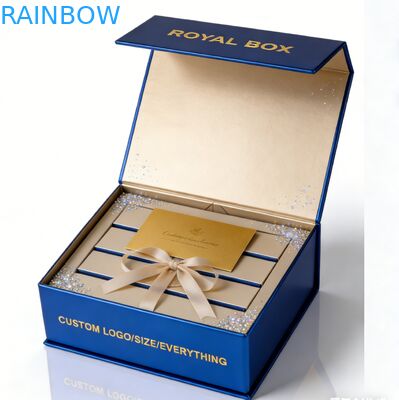 Custom Luxury biodegradable de 350g de espesor cartón caja de papel carpeta de embalaje para sudadera zapatos ropa envío regalo