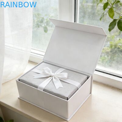 Custom Luxury biodegradable de 350g de espesor cartón caja de papel carpeta de embalaje para sudadera zapatos ropa envío regalo