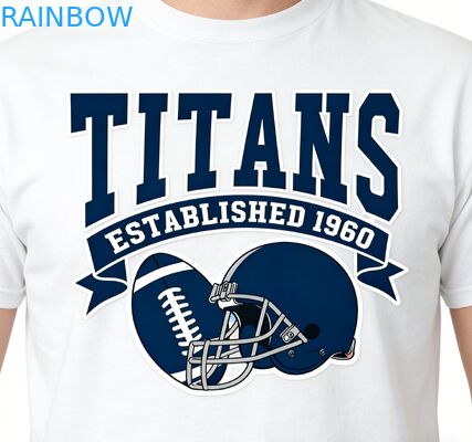 Etiqueta de prensa de calor holográfica de plata de brillo en la oscuridad de patrón personalizado