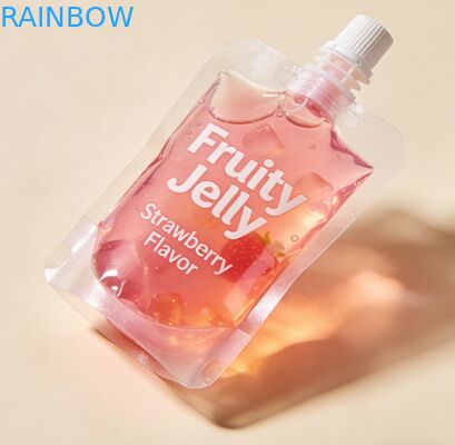 Bolsa con pico personalizada de 30 ml para puré de yogur, jugo de frutas para bebés, bolsa con pico con forma para alimentos complementarios para bebés