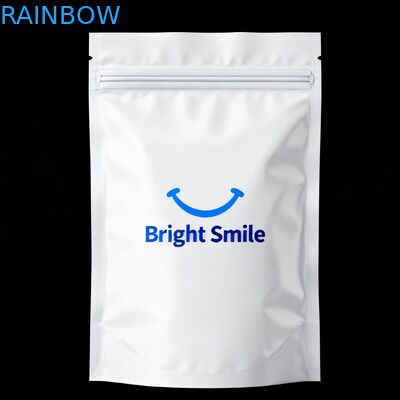 Bolsa de empaque para alineadores de ortodoncia personalizada con cremallera resellable y material de grado alimenticio en tamaños personalizables