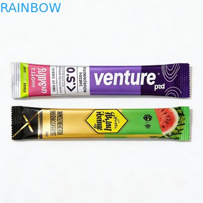 Bolsa de alimentos con cremallera laminada de papel de aluminio PET reciclable termosellable, bolsita de colágeno en polvo personalizada, 1g, 3g, 5g, té con leche en polvo