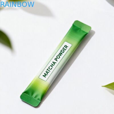 Bolsa de alimentos con cremallera laminada de papel de aluminio PET reciclable termosellable, bolsita de colágeno en polvo personalizada, 1g, 3g, 5g, té con leche en polvo