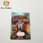 rinoceronte de empaquetado del rinoceronte 12 de la tarjeta de la ampolla del rinoceronte 3D 11 suplementos sexuales para hombre para la líbido de impulso