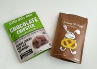 Los bolsos del sello de vacío de la comida del SGS, se levantan la bolsa de la cremallera para el polvo de la proteína del té de la galleta del chocolate del café