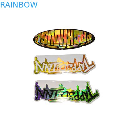 Bolsas Mylar a prueba de olores holográficos personalizadas a prueba de niños con cremallera reabreble para envases de bocadillos