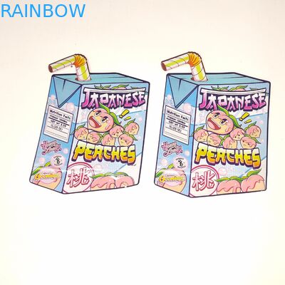 Bolsas holográficas personalizadas de Mylar con cremallera resealable - a prueba de olor, material de calidad alimentaria y diseño personalizable para envases de bocadillos