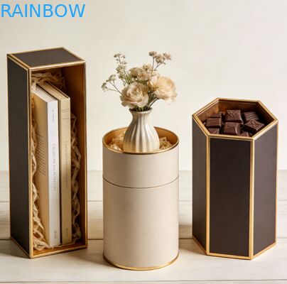 Caja de regalo de cartón de espesor de 350g plegable ecológico personalizado para joyería ropa zapatos relojes