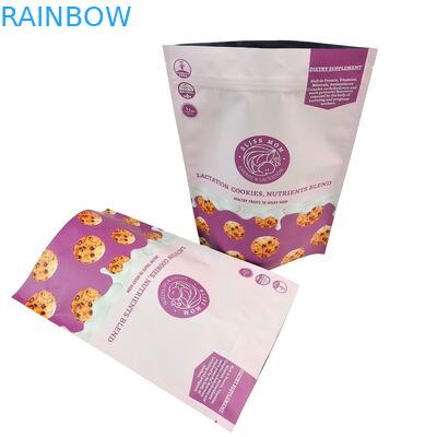 Sello térmico Aseguramiento de calidad Prueba de humedad Tamaño personalizado Bolso de comida recargable