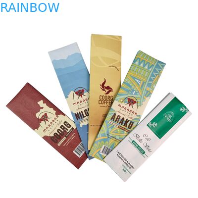 Bolsa de pie a prueba de olores de grado alimenticio de 120 micrones para envasado de café y bocadillos