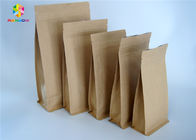 Kraft modificó el Ziplock de empaquetado de la ventana para requisitos particulares de los snacks del azúcar del arte de la nuez de las bolsas de papel