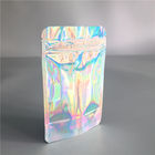 Bolsa de la lámina de mylar que empaqueta la impresión de encargo del holograma del bolso plástico de la cremallera con la ventana clara