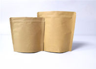 Eco - las bolsas de papel modificadas para requisitos particulares amistosas biodegradables se levantan la bolsa con la cerradura de la cremallera