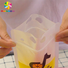Los bolsos de empaquetado de la bebida de la bolsa líquida transparente de la comida se levantan el FDA con las manijas/la paja