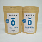 Brown natural modificó la bolsa de las bolsas de papel para requisitos particulares para el paquete secado té de las especias de las nueces de la comida