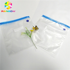 Bolsas plásticas de la categoría alimenticia que empaquetan el sellado caliente claro de encargo del cierre en la parte superior del bolso de vacío