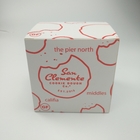 Diseño modificado para requisitos particulares cajas de almacenamiento materiales de papel del pastel de bodas del tamaño de la cartulina de la categoría alimenticia