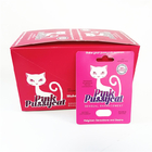Las cajas de empaquetado del rinoceronte de la píldora masculina de encargo del aumento ampollan el paquete de la píldora del rinoceronte del poseidon del gato del gatito del rosa de la caja de papel de las tarjetas 3d