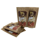 Soporte de empaquetado de papel de la comida del bolso de Kraft de la planta disponible de la agricultura encima de Bauug para el cereal de la harina de avena de las habas de Coffe